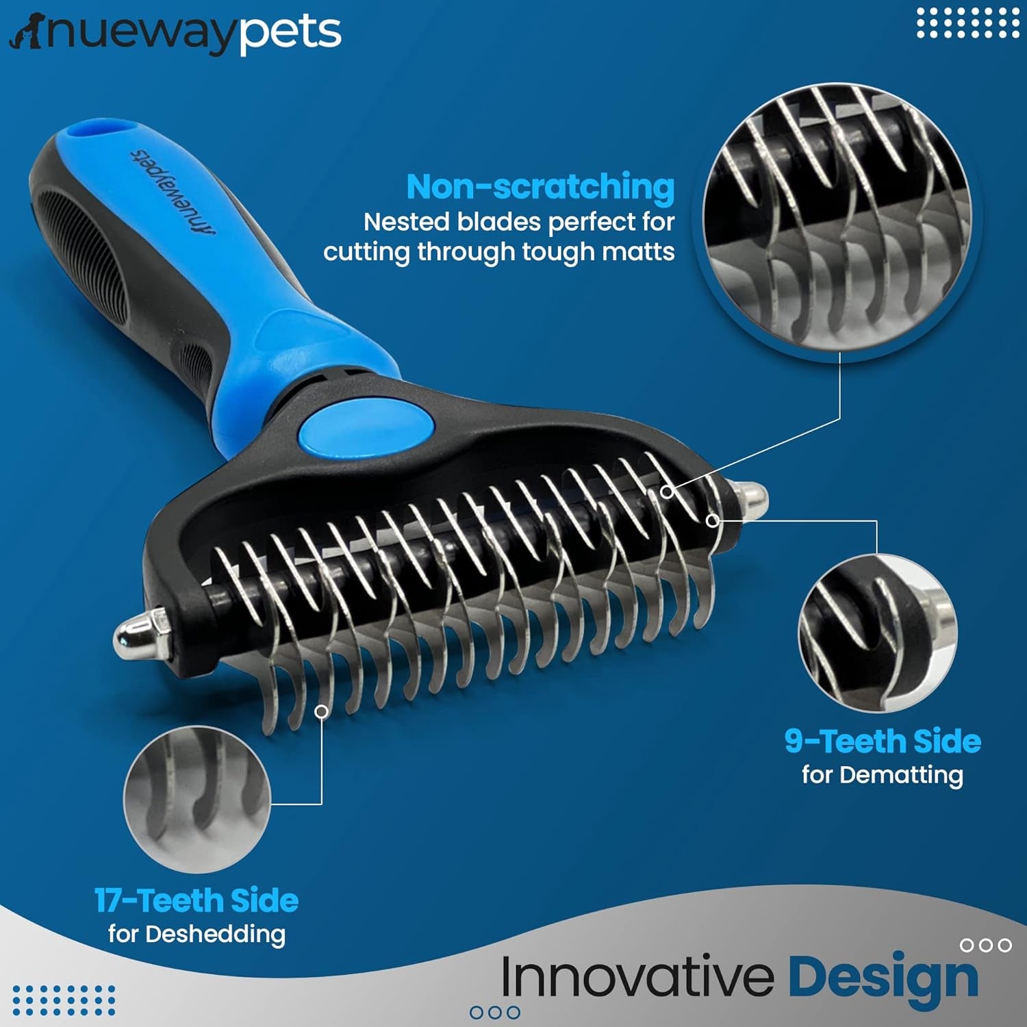 reduce-shedding-with-the-original-fureverbrush®-by-nuewaypets-pro-undercoat-grooming-tool-for-dogs-deshedding-and-dematting-tool