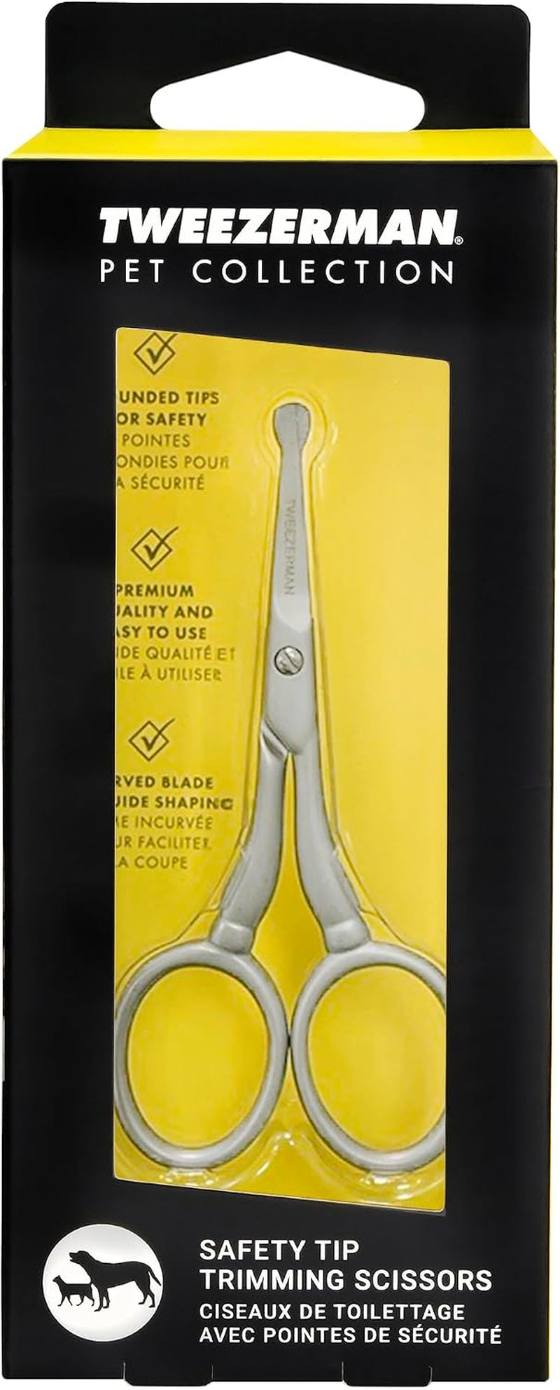 tweezerman-pet-grooming-scissors-rounded-tip-trimming-scissor-for-dogs-cats