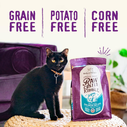 Stella & Chewy'S Raw Coated Cat Food - High Protein, Grain-Free Kibble with Cage-Free Chicken - Premium Digestive Support with Probiotics - Natural Small Kibble - Perfect for Picky Eaters - 10 Lb Bag6