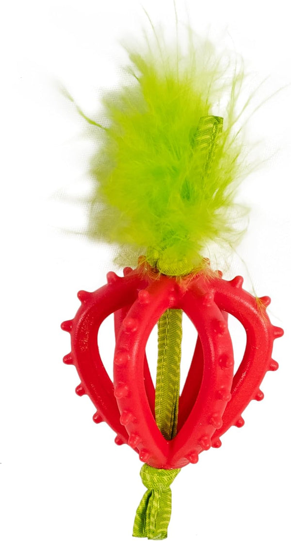 Catstages Dental Fruit Wedges 4 Pk, Soft and Textured Catnip Chew Toys That Help Clean Teeth, Multicolored12