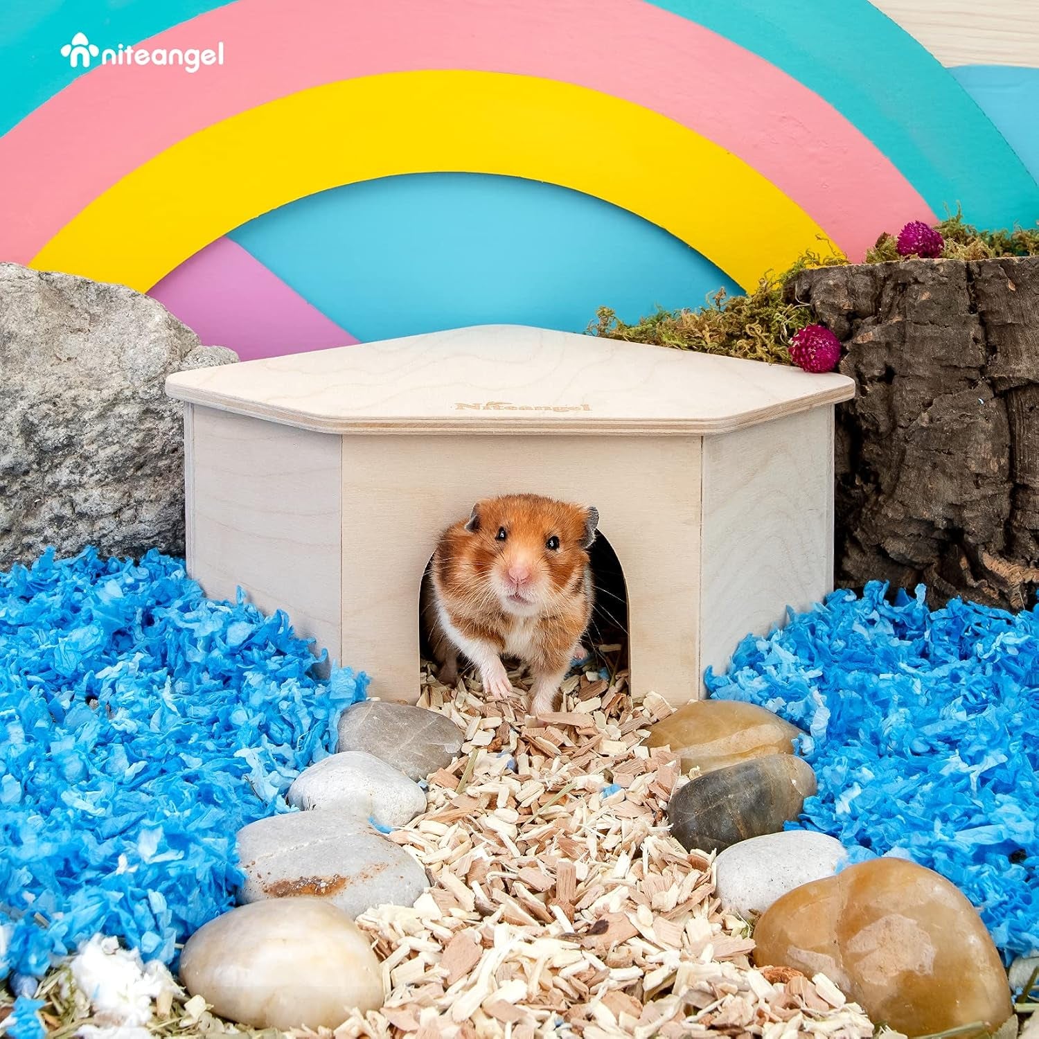 niteangel-birch-chamber-maze-hamster-hideout-small-pets-woodland-house-habitats-decor-for-hamster-mice-gerbils-mouse