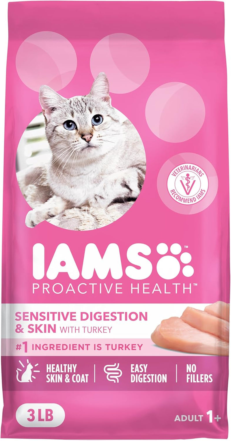 iams-proactive-health-sensitive-digestion-dry-cat-food-turkey-13-lb-veterinarian-recommended-real-turkey-1-ingredient-prebiotics-fiber-blend-omega-6-3-for-coat-shine