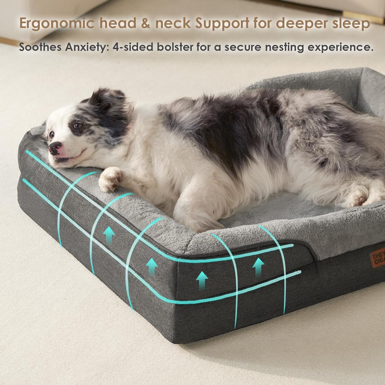 eheyciga-orthopedic-xl-dog-bed-for-large-sized-dog-42x30-inch-extra-large-memory-foam-dog-couch-bed-with-sides-waterproof-liner-washable-removable-cover-bolster-pet-sofa-grey