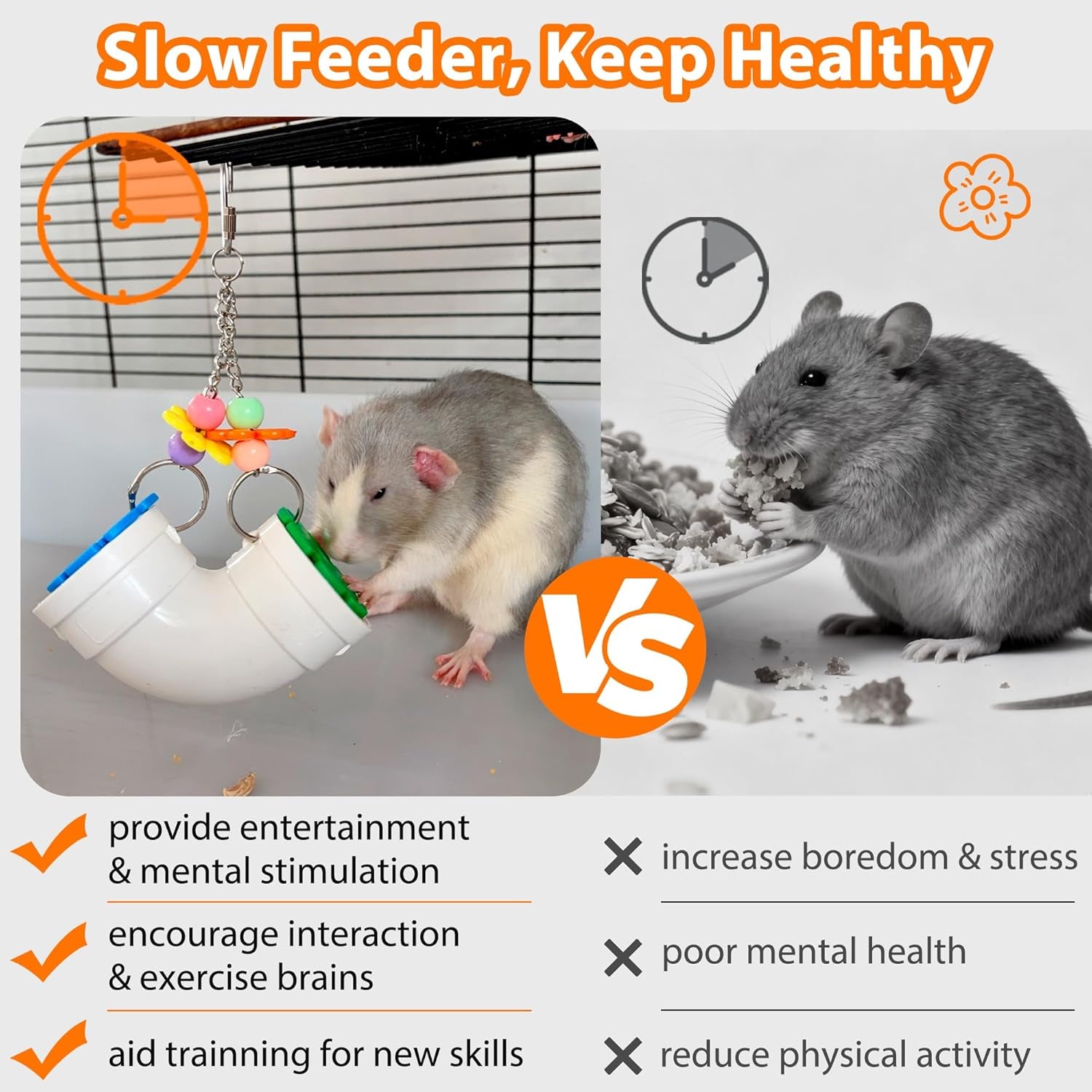 rat-enrichment-foraging-toy-wide-opening-for-more-treats-easy-clean-slow-feeder-hanging-fancy-cage-puzzle-toy-for-rats-mice-inspires-foraging-instincts-to-relieve-boredom-and-keep-healthy