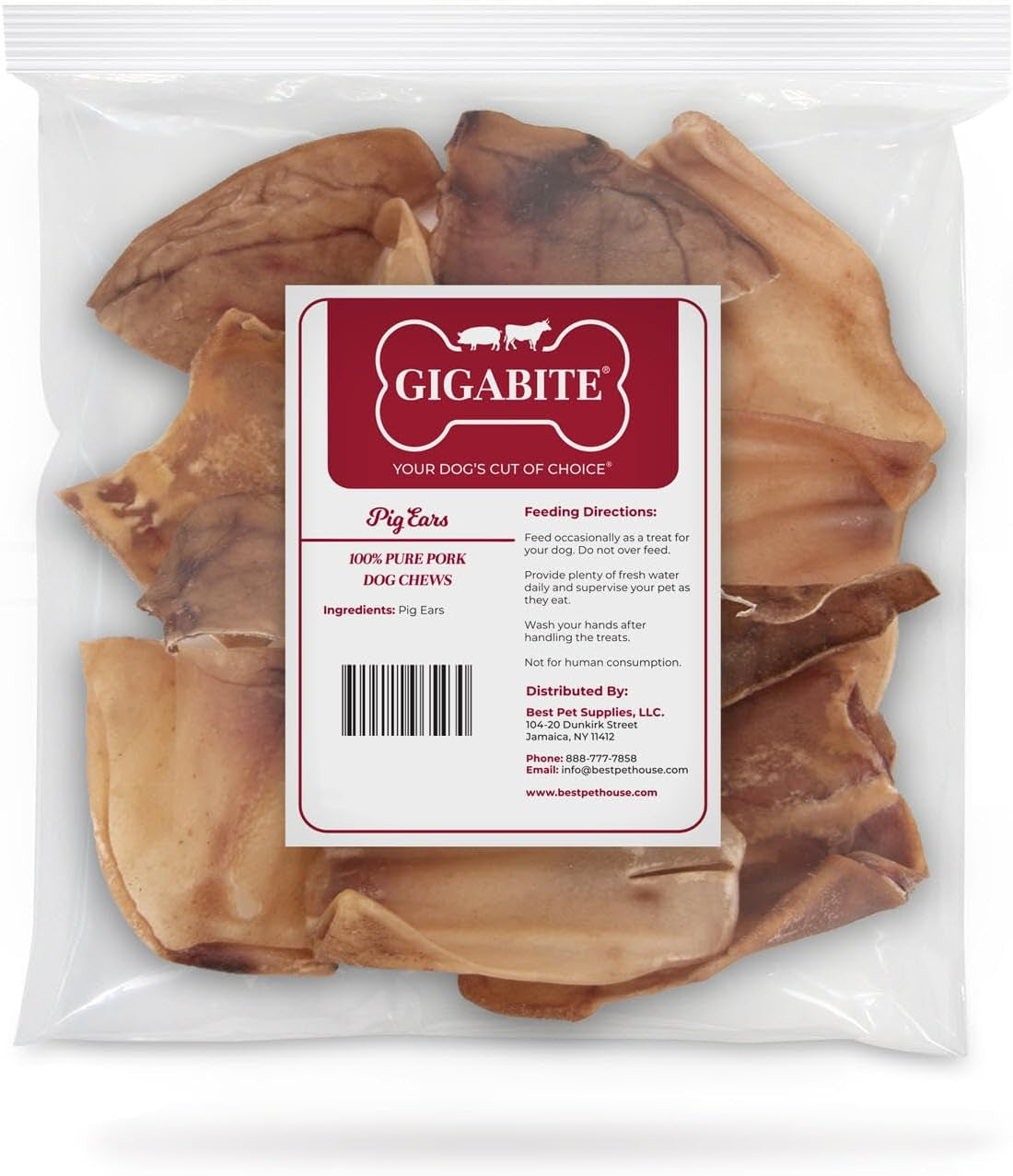 best-pet-supplies-gigabite-whole-pig-ears-for-dogs-25-count-single-ingredient-all-natural-pig-ears-supports-dental-health-perfect-for-training-slow-roasted-chews