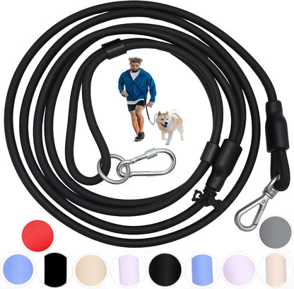 9-In-1 Hands Free Dog Leash Crossbody/Waist Blue Small Dogs | Adjustable, Waterproof No-Pull Dog Collar/Harness/Leash Set, Heavy Duty, Slip Lead, Fits 8-120Lbs15