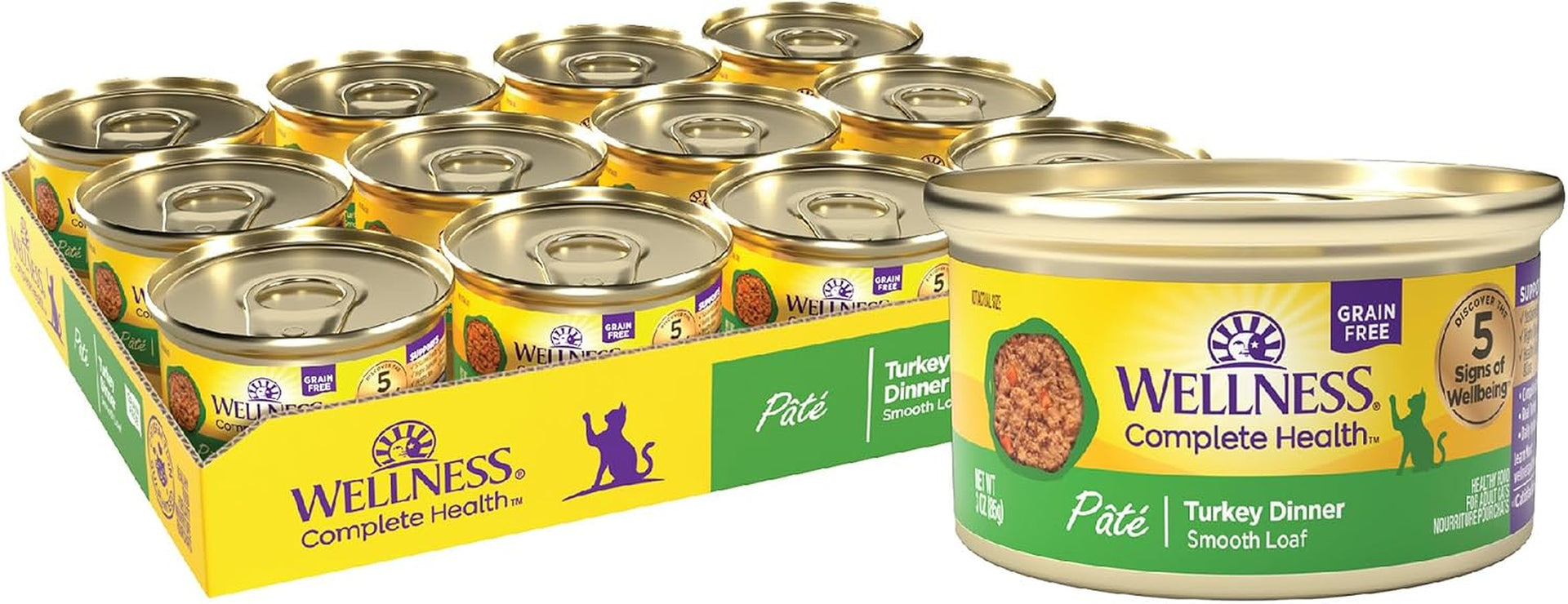 wellness-complete-health-pate-adult-canned-wet-cat-food-natural-protein-rich-grain-free-chicken-entree-recipe-3-oz-pack-of-24-cans