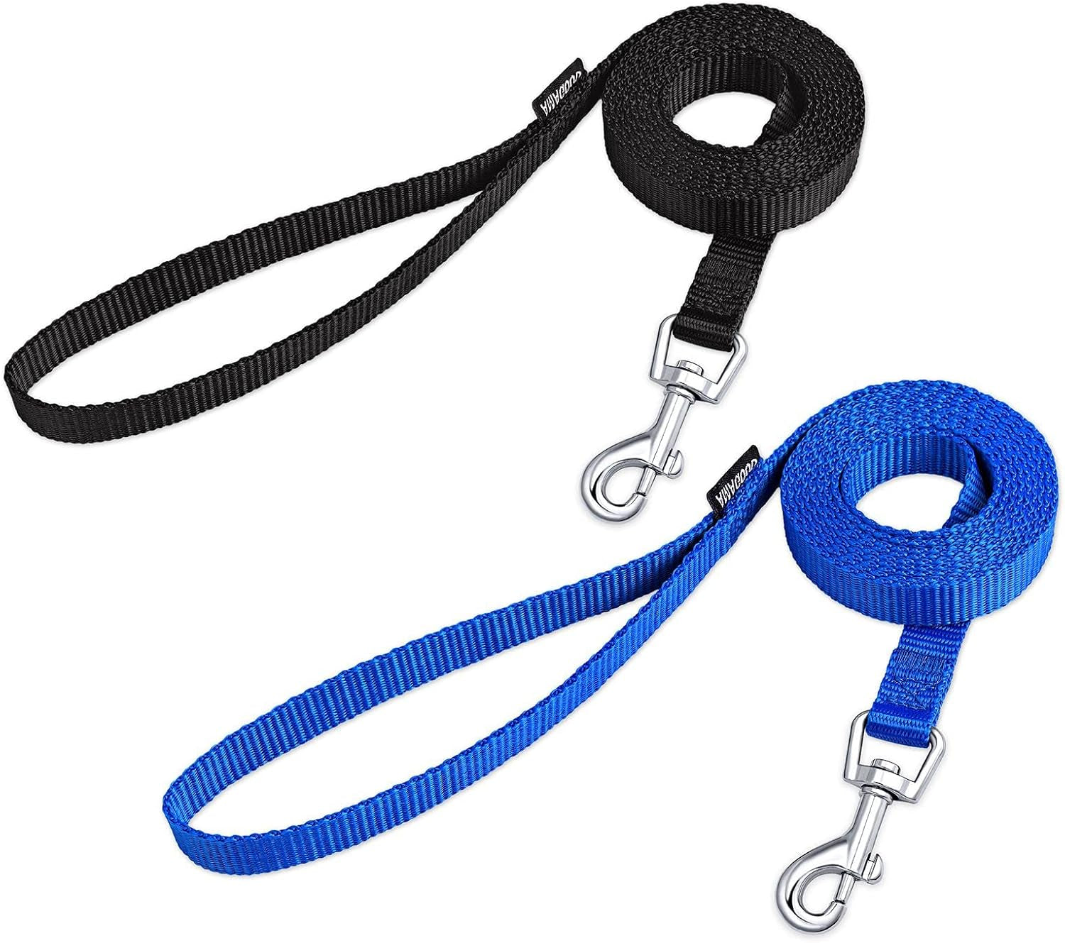 amagood-6-ft-puppy-leash-strong-traditional-style-with-easy-to-use-collar-hook-great-for-small-medium-and-large-dogs-5-8in-x-6-ft-purple