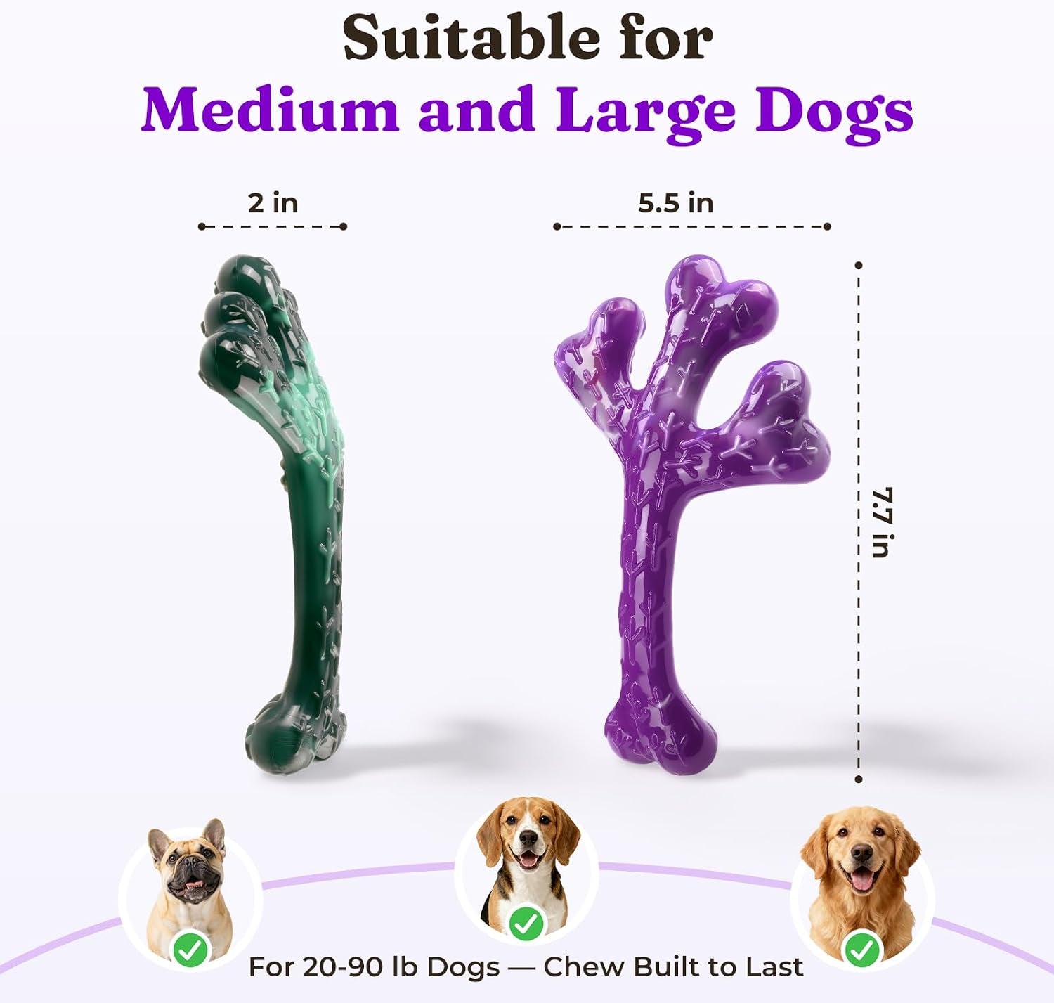 frienhund-2-pack-indestructible-dog-chew-toys-for-aggressive-chewers-textured-cactus-with-grooves-for-peanut-butter-yogurt-beef-nylon-bones-for-large-dogs-20-90-lbs-easy-chew-long-lasting