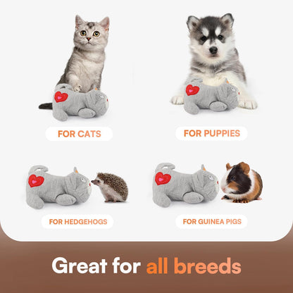 ALL for PAWS Heartbeat Cat Plush Toy – Calming Kitten Companion with Realistic Heartbeat, Anxiety Relief for Indoor Cats Dogs Pets4