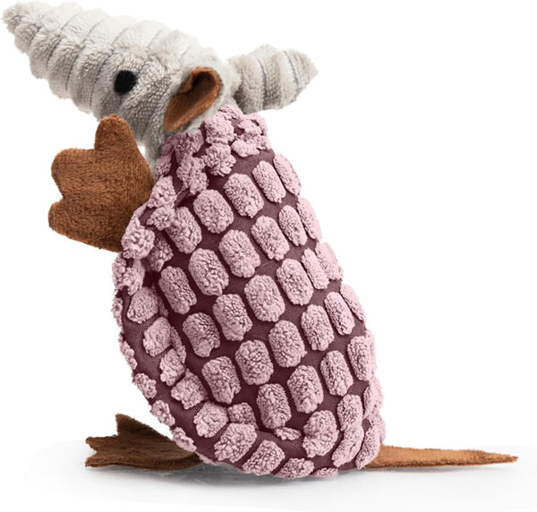 Hollypet Plush Squeaky Armadillo Chew Dog Toy for Small Medium, 8" | Cute Stuffed Armadillo Toy with Unique Grunt Squeaker & Textured Fabric for Teeth Cleaning. Great for Small & Medium Dogs47