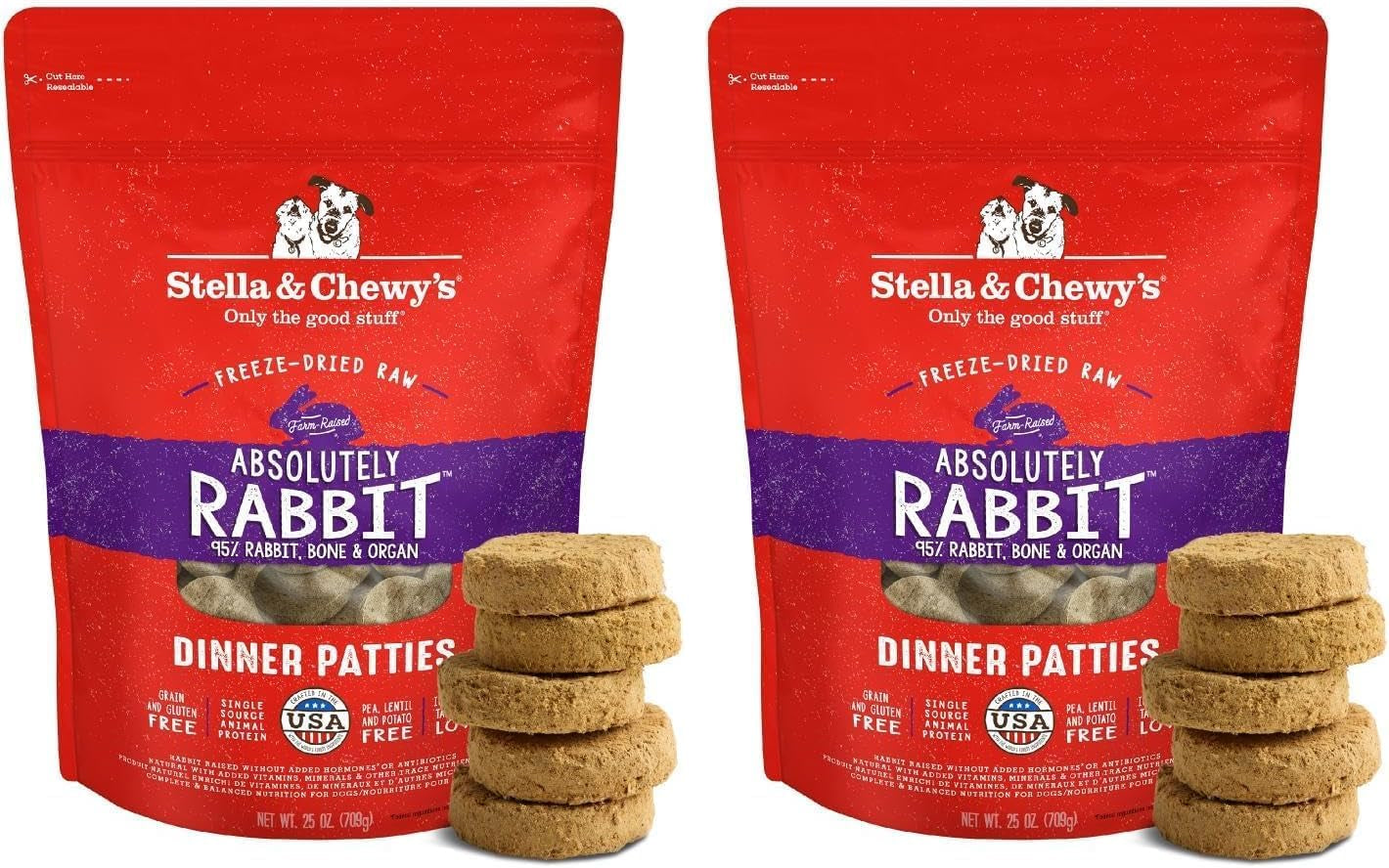 stella-chewys-freeze-dried-raw-dinner-patties-beef-recipe-high-protein-grain-free-puppy-dog-food-perfect-for-picky-eaters-25-oz