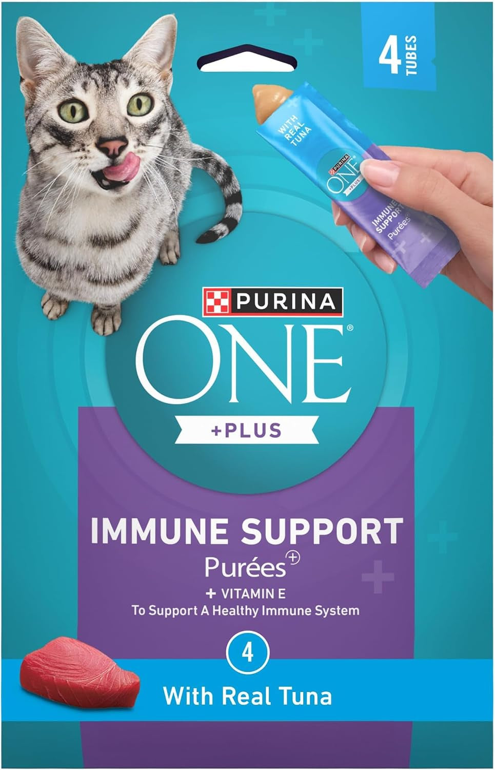 purina-one-plus-immune-support-purees-with-real-tuna-lickable-cat-treats-1-4-oz-pack-of-4