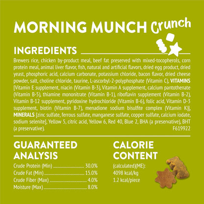 Purina Friskies Party Mix Morning Munch Crunch Cat Treats - (Pack of 10) 2.1 Oz. Pouches6