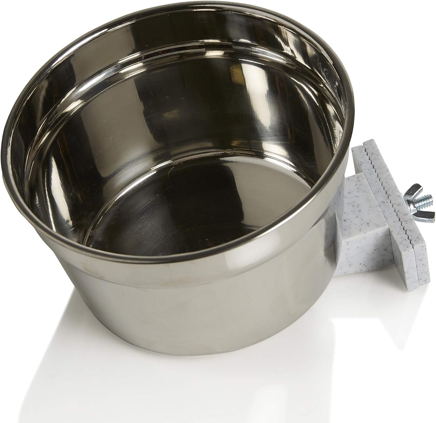 lixit®-stainless-steel-kennel-food-or-water-bowl-non-spill-hanging-removable-crate-bowls-carrier-cage-dish-for-dogs-or-cats-for-feeding-and-drinking-stainless-steel-20-ounce