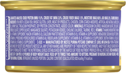Purina Fancy Feast Grilled Wet Cat Food Seafood Feast in Wet Cat Food Gravy - (Pack of 24) 3 Oz. Cans9