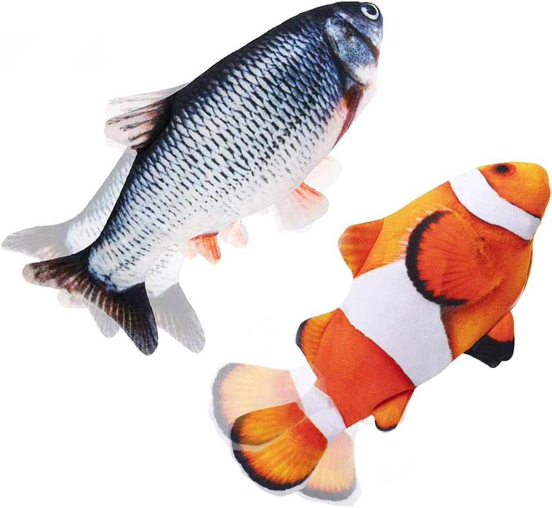 tocirelo-cat-toys-flopping-fish-with-catnip-moving-cat-toy-interactive-for-indoor-cats-kitten-kicker-floppy-dog-toy-11-electric-realistic-plush-wiggle-fish-for-kitty-exercise
