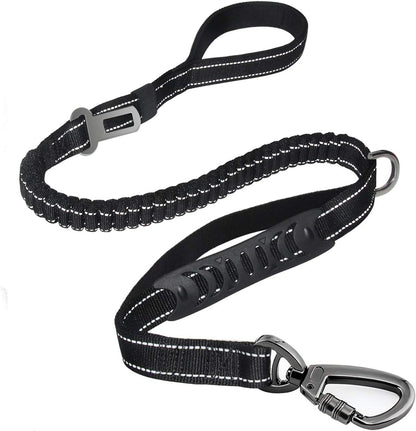Heavy Duty Dog Leash and LED Light Set, LED Light with Nylon Stickers, Universal Glowing Accessories Easy to Attach Collar Leash and Harness, Safety LED Light up Band for Dogs at Night Walking12