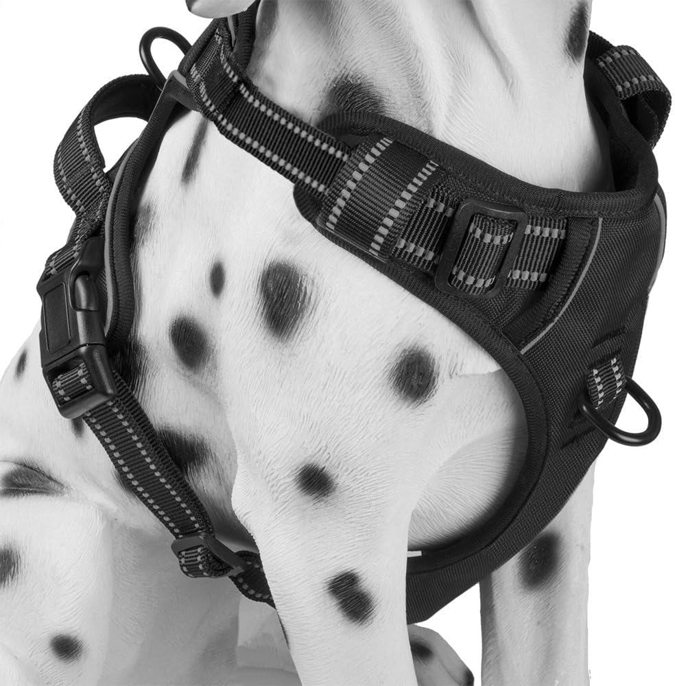 poypet-no-pull-dog-harness-reflective-comfortable-vest-harness-with-front-back-2-leash-attachments-and-easy-control-handle-adjustable-soft-padded-pet-vest-for-small-medium-large-dogs-mint-blue-m