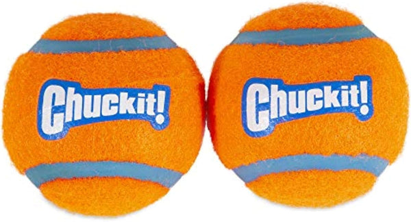 Chuckit! Dog Tennis Ball Dog Toy, Large (3 Inch Diameter) for Dogs 60-100 Lbs, Pack of 214