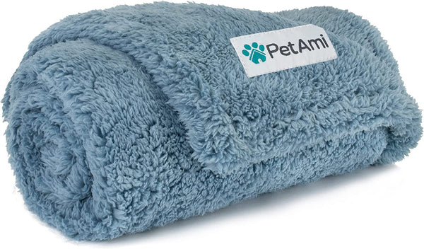 Petami Fluffy Waterproof Dog Blanket for Couch and Bed, Reversible Sherpa Pet Throw, Pee Proof Furniture Protector Sofa Cover, Washable Cat Blanket for Medium Large Dogs and Cats (Taupe Camel, 60X80)13