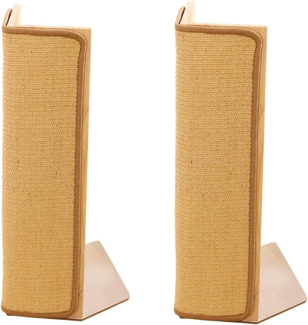 SHENGOCASE 2-Pack 24.5" Tall Sofa Couch Corner Cat Sisal Scratcher, Scratching Post,Scratch Post, Couch Protector, Replaceable Scratch Pad Mat1