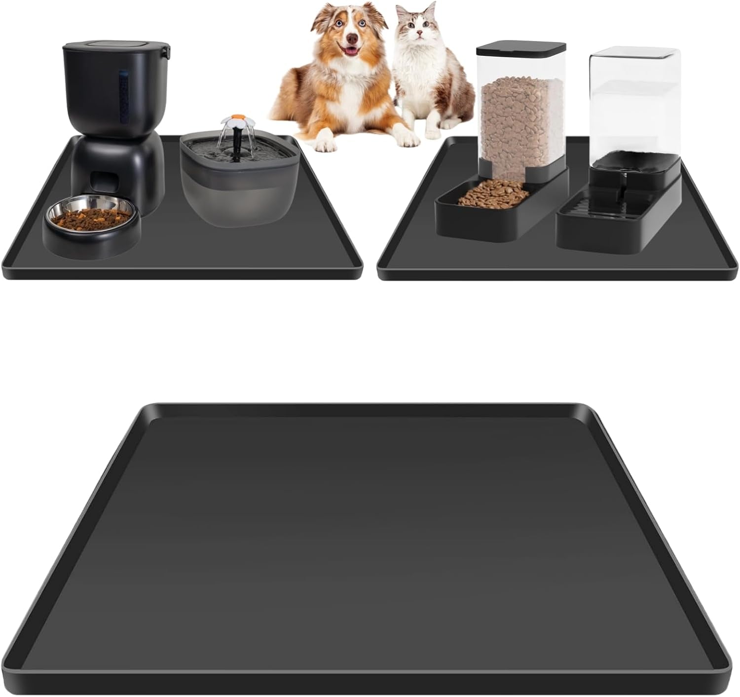 silicone-square-mat-16x16-for-water-bowl-waterproof-pet-bowls-mat-black-with-raised-edge-non-slip-cat-dog-water-dispenser-mat-protects-floors-from-water-food-spills