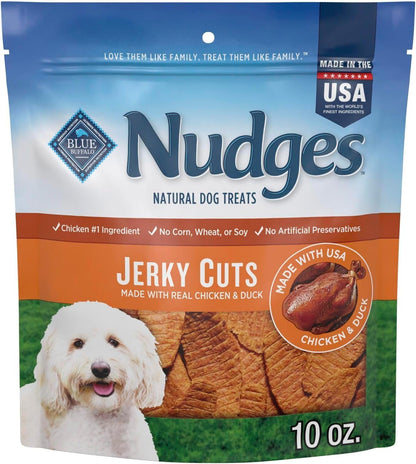 Blue Buffalo Nudges Chicken Jerky Cuts Natural Dog Treats, Tender & Meaty Dog Snacks, Healthy Reward or Training Treat, Made in the USA with Real Chicken, No Artificial Preservatives, 36 Oz.15