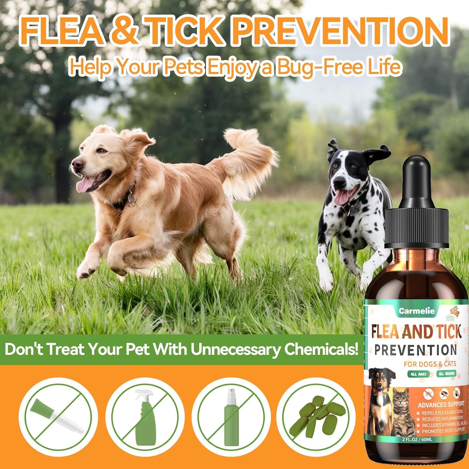 oral-flea-and-tick-prevention-for-dogs-and-cats-with-vitamin-60ml-bacon-dog-cat-flea-and-tick-defense-cat-flea-drops-supplements-with-natural-ingredients-skin-coat-supports-all-breeds-ages