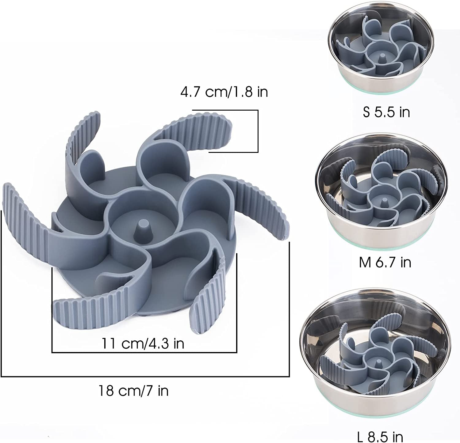 keegud-slow-feeder-dog-bowls-insert-octopus-suction-cups-super-firm-slow-eating-dog-bowl-cuttable-for-large-breed-and-medium-size-dog-compatible-with-regular-and-elevated-dog-bowls-turbine