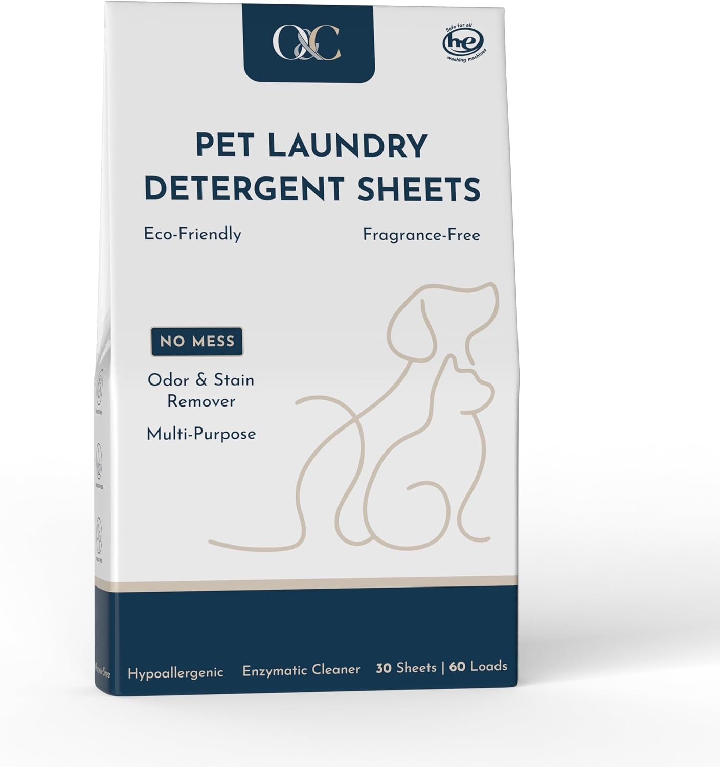o-c-pet-laundry-detergent-sheets-enzyme-powered-odor-stain-remover-for-dogs-cats-eliminates-pet-urine-dander-body-oils-mess-free-he-compatible-60-loads