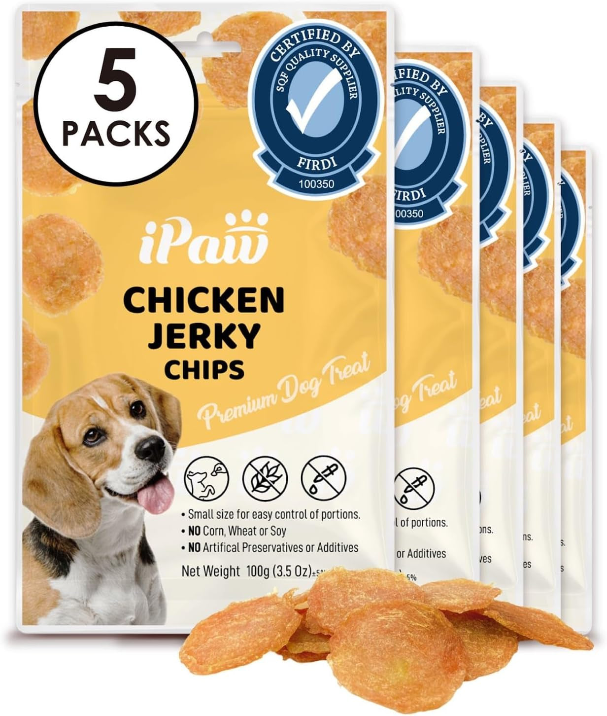 ipaw-chicken-tots-dog-treat-sqf-certified-production-process-training-treat-puppy-training-human-grade-training-reward-hypoallergenic-easy-to-digest