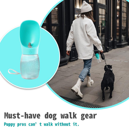 Kalimdor Dog Water Bottle,Leak Proof Portable Puppy Water Dispenser with Drinking Feeder, Dog Walking Accessories for Pets Outdoor Walking, Hiking, Travel, Food Grade Plastic7