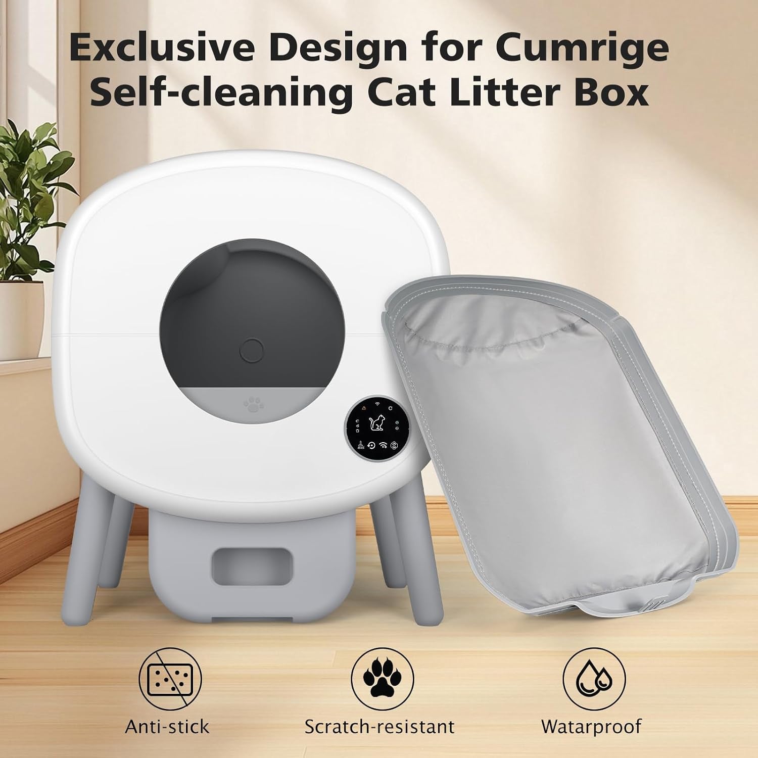cumrige-self-cleaning-litter-box-m2-waterproof-pad-two-pack