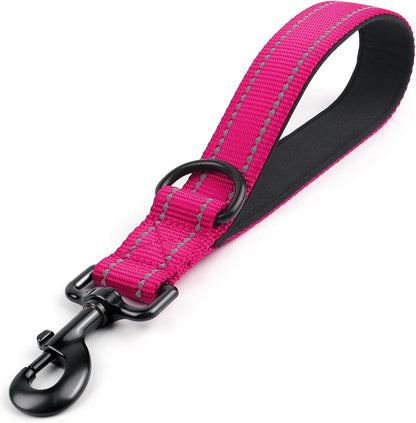 Joytale Short Dog Leash for Close Control & Training, 18", Black | Padded Comfort Handle, Reinforced Nylon Webbing, Secure Metal Clip, for Busy Streets & Heel Training26