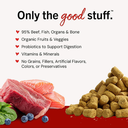 Stella & Chewy'S Freeze Dried Raw Meal Mixers – Crafted for Puppies – Grain Free, Protein Rich Perfectly Puppy Beef & Salmon Recipe – 3.5 Oz Bag3