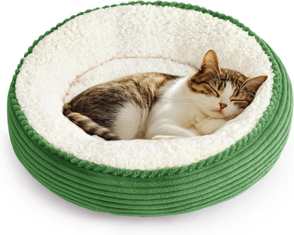 Love'S Cabin round Donut Cat and Dog Cushion Bed, 20In Bed for Cats or Small Dogs, Anti-Slip & Water-Resistant Bottom, Super Soft Durable Fabric Pet Beds, Washable Luxury Cat & Dog Bed Gray17