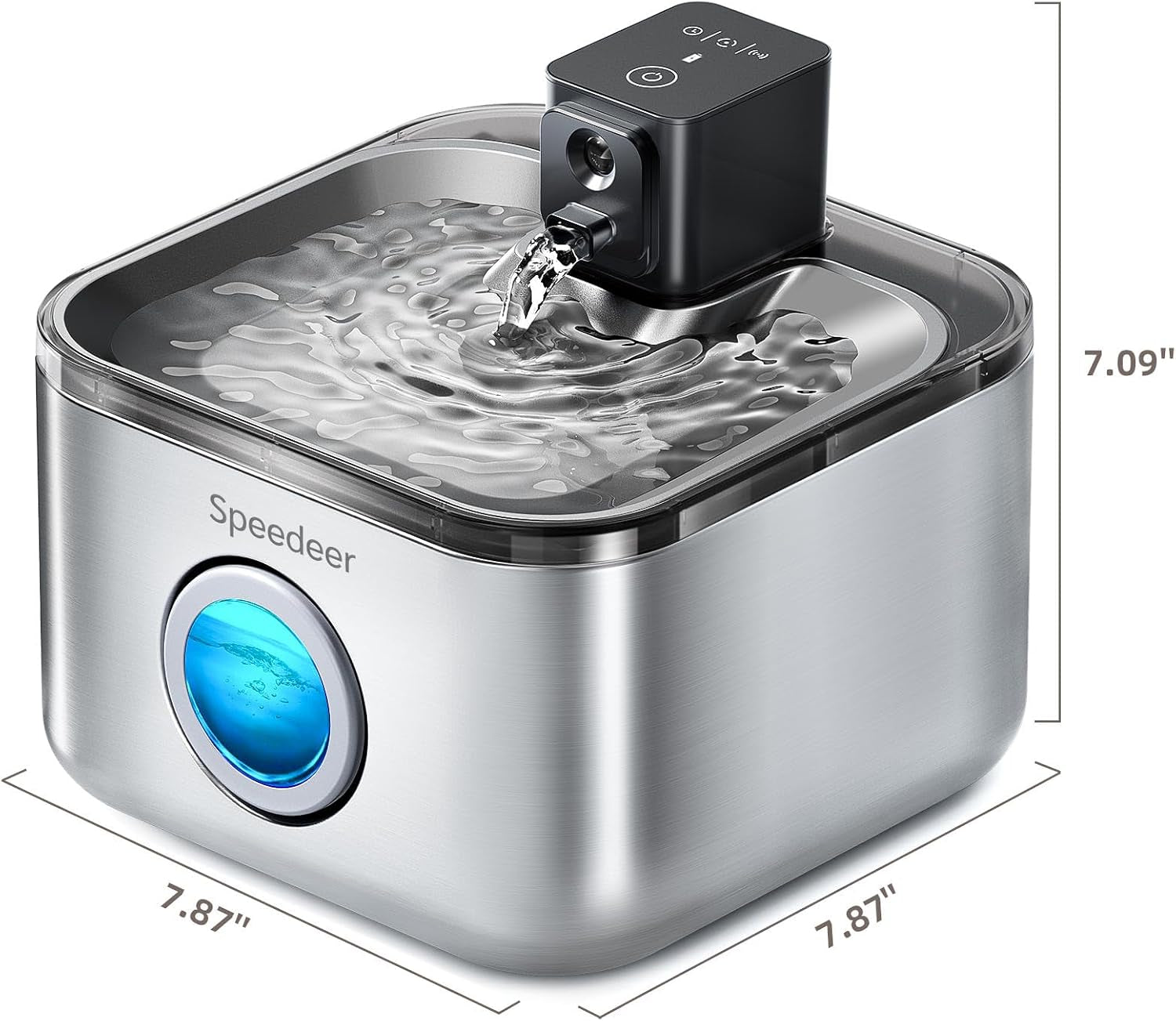 wireless-cat-water-fountain-stainless-steel-135oz-4l-cordless-design-motion-sensor-4000mah-battery-operated-pet-fountain-3-water-modes-20db-quiet-pump-multi-filtration