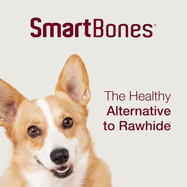 Smartbones Mini Bones with Real Peanut Butter 56 Count, Rawhide-Free Chews for Dogs8