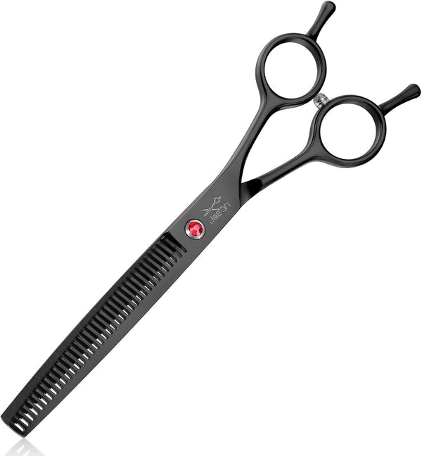 JASON Grooming Scissors for Dogs - Sharp Thinning Dog Shear with Muffler Pad, Stainless Steel Dog Grooming Shears Professional Texture Scissors for Pets Christmas Gift13