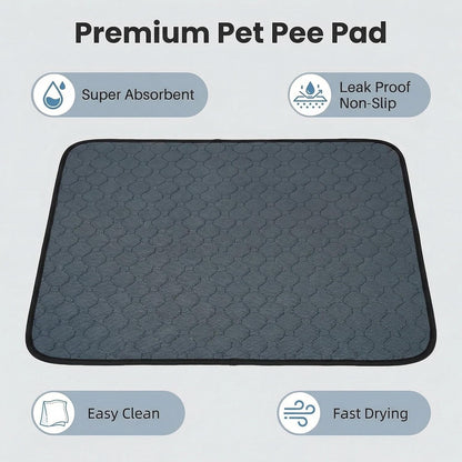 2 Pcs Guinea Pig Cage Liners - Washable Guinea Pig Pee Pads, Waterproof Reusable & anti Slip Guinea Pig Bedding Fast and Super Absorbent Pee Pad for Small Animals Rabbit Hamster Rat3