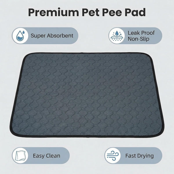 2 Pcs Guinea Pig Cage Liners - Washable Guinea Pig Pee Pads, Waterproof Reusable & anti Slip Guinea Pig Bedding Fast and Super Absorbent Pee Pad for Small Animals Rabbit Hamster Rat3