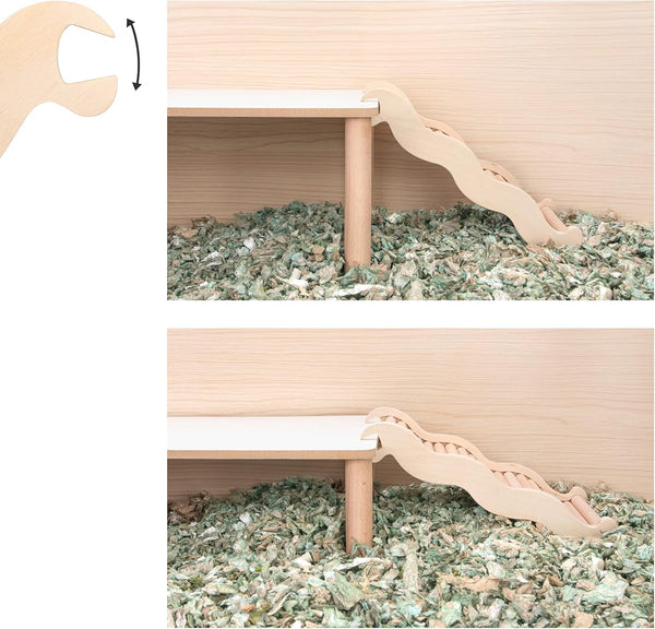 Niteangel Hamster Climbing Ladder Bridge: 8.26 X 3.7 X 1.1 Inch | Can Expand Habitat Span & Explore Unlimited New Fun - Multi Use Habitat Decor for Hamsters Gerbils Mice and Small Animals6