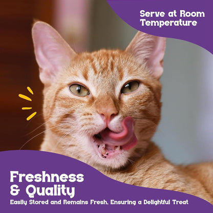 Beefeaters Lickable Cat Treats 48 Count – Puree Squeeze up Tubes Variety Pack (Salmon, Tuna & Chicken) | Grain Free, Taurine Enriched, High Moisture for Picky Eaters | Cat Treat Topper or Snack8