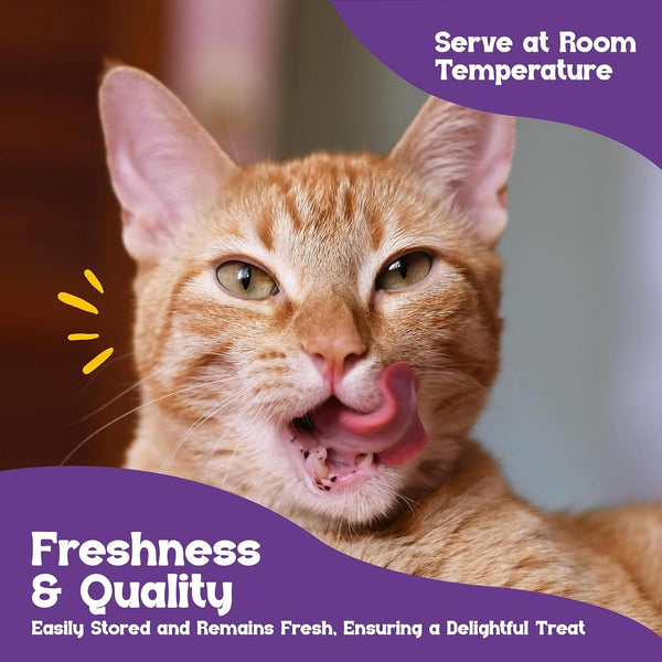 Beefeaters Lickable Cat Treats 48 Count – Puree Squeeze up Tubes Variety Pack (Salmon, Tuna & Chicken) | Grain Free, Taurine Enriched, High Moisture for Picky Eaters | Cat Treat Topper or Snack8