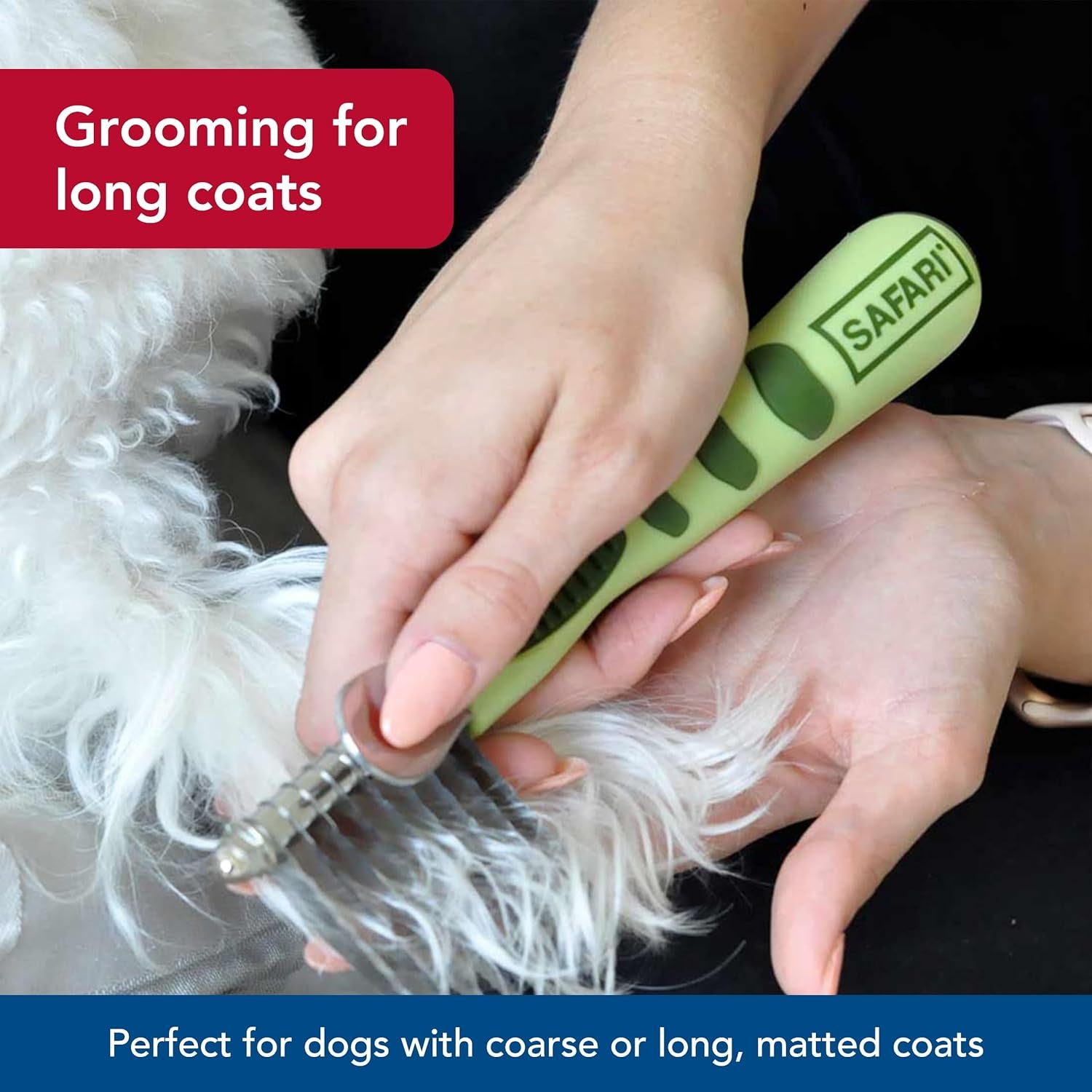 coastal-pet-safari-dog-de-matting-comb-serrated-stainless-steel-grooming-tool-for-dogs-with-medium-to-long-hair-keeps-coats-smooth-soft-one-size