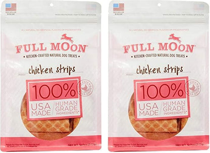 Full Moon® Chicken Strips 12 Oz | Human Grade, No Corn, No Wheat, No Soy, Glycerin Free, Made in the USA8
