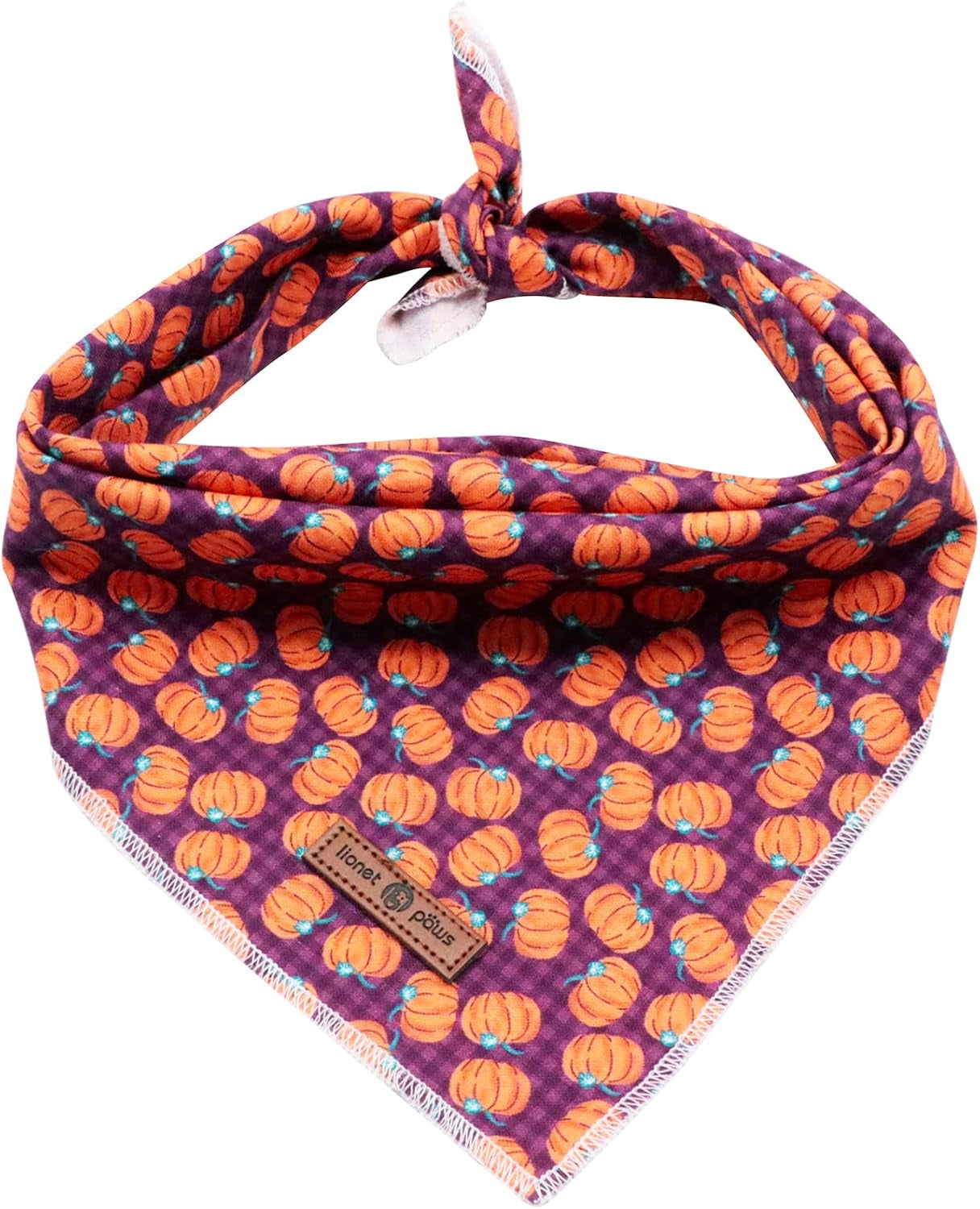 lionet-paws-dog-bandana-for-small-medium-large-dogs-cat-kerchief-blue-doit-triangle-bibs-scarf-for-girl-or-boy