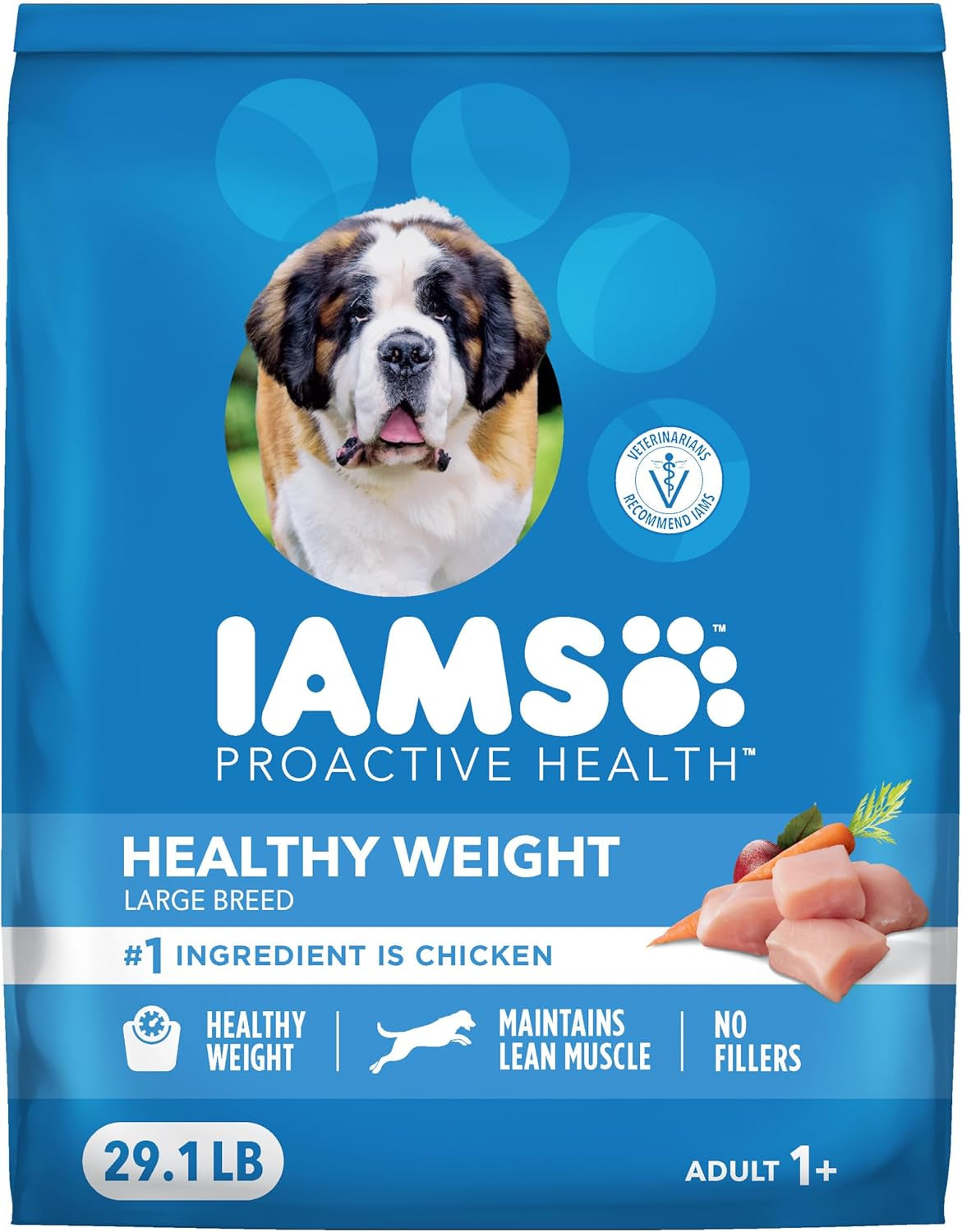 iams-proactive-health-healthy-weight-dry-dog-food-chicken-29-1-lb-real-chicken-1-ingredient-l-carnitine-for-metabolism-strong-muscles-no-fillers-or-artificial-flavors-vet-recommended