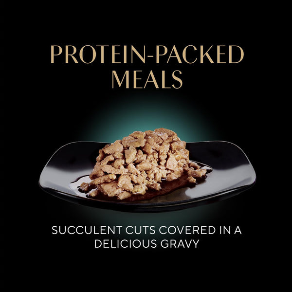 Sheba Perfect Portions Cuts Wet Cat Food, Multipack, 2.6 Oz, 24 Ct | Grain-Free, Chicken, Salmon & Turkey Flavors, Protein-Rich, No Corn or Soy, Essential Vitamins & Minerals, Twin-Pack Trays5
